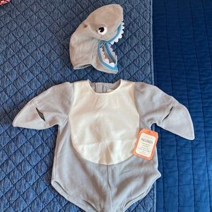Pottery barn kids 6-12 month shark costume